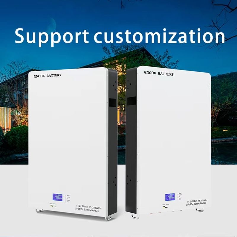 PowerWall 51.2V 100Ah แบตเตอรี่ที่เก็บพลังงานในบ้านสําหรับการจัดหาพลังงานระยะยาว