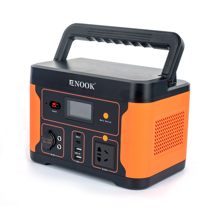 แบตเตอรี่เก็บพลังงานบ้านแบบพกพา 500W สถานที่ชาร์จแสงอาทิตย์ LFP ประเภทแบตเตอรี่