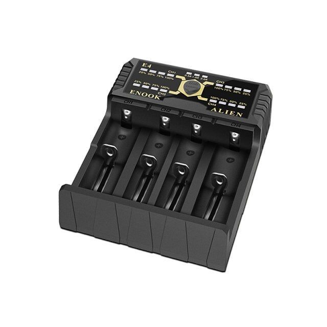 Enook E4 Li-ion แบตเตอรี่ชาร์จชาร์จกับ Ake ชาร์จ DC 3.6V / 3.7V