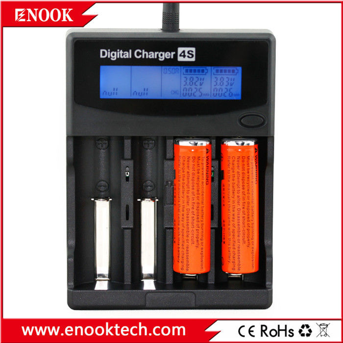สมาร์ท 4 สล็อต AA AAA แบตเตอรี่ชาร์จ DC3.6V / 3.7V แบตเตอรี่ชาร์จใหม่