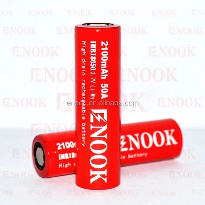 พกพา 18650 แบตเตอรี่ Li-Ion ขนาดสูง 2100mAh 3.7V Max 50A