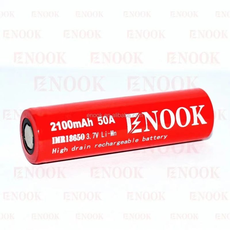 พกพา 18650 แบตเตอรี่ Li-Ion ขนาดสูง 2100mAh 3.7V Max 50A