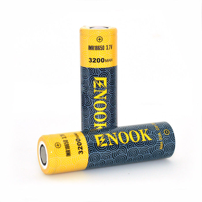 18650 เซลล์แบตเตอรี่ลิทธิียมไอออน 3200mAh 3.7V อัตราการปล่อยไฟฟ้าสูง สําหรับคอมพิวเตอร์