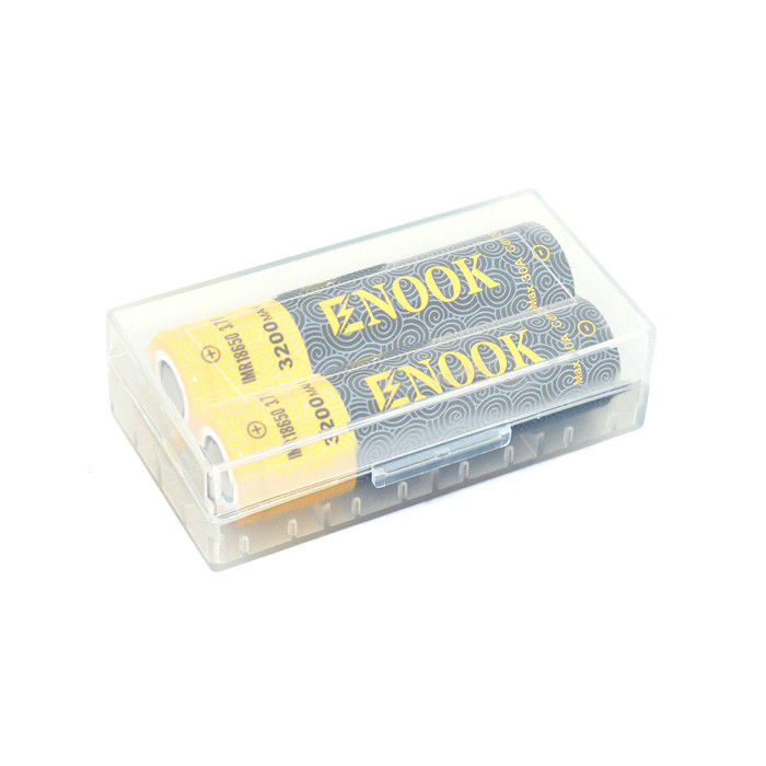 18650 เซลล์แบตเตอรี่ลิทธิียมไอออน 3200mAh 3.7V อัตราการปล่อยไฟฟ้าสูง สําหรับคอมพิวเตอร์