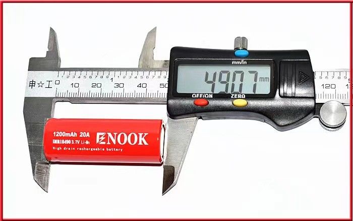 18490 1200mAh Enook 20A 3.7v สําหรับจักรยานไฟฟ้า 18490 แบตเตอรี่ชาร์จใหม่ แบตเตอรี่ PK agm 12V