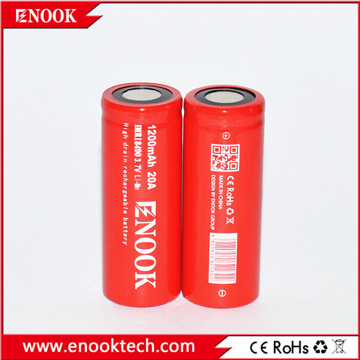 18490 1200mAh Enook 20A 3.7v สําหรับจักรยานไฟฟ้า 18490 แบตเตอรี่ชาร์จใหม่ แบตเตอรี่ PK agm 12V