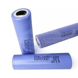 แบตเตอรี่ Li-ion 3.7 V 18650 แบตเตอรี่ Li-ion 2800mAh แบตเตอรี่ ไลธิਅਮ-ไอออน พลังงานสูง