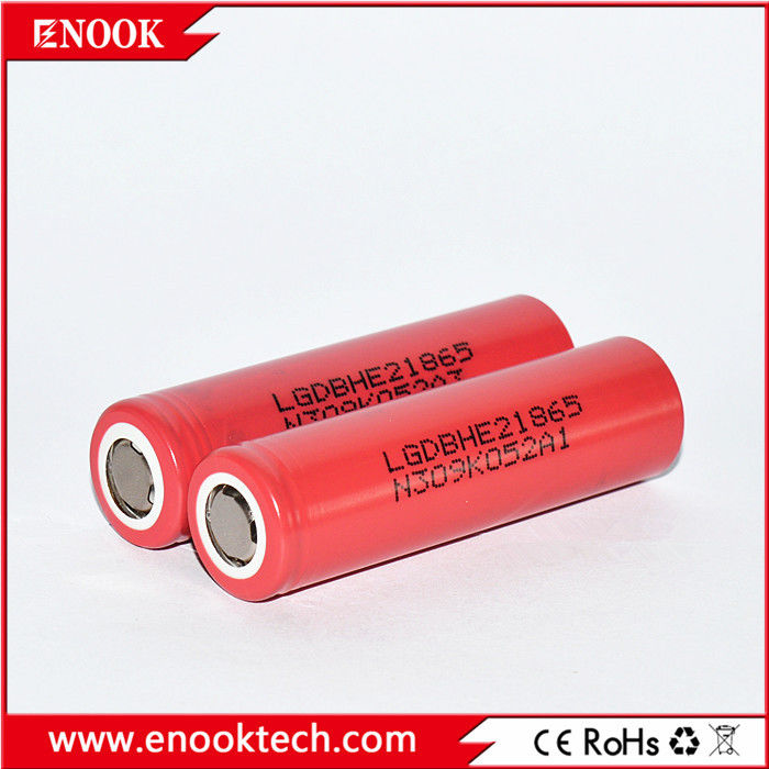 HE2 2500mah Li Ion 18650 แบตเตอรี่เซลล์สําหรับ E Bike ไฟฉายไฟฟ้า เครื่องมือไฟฟ้า