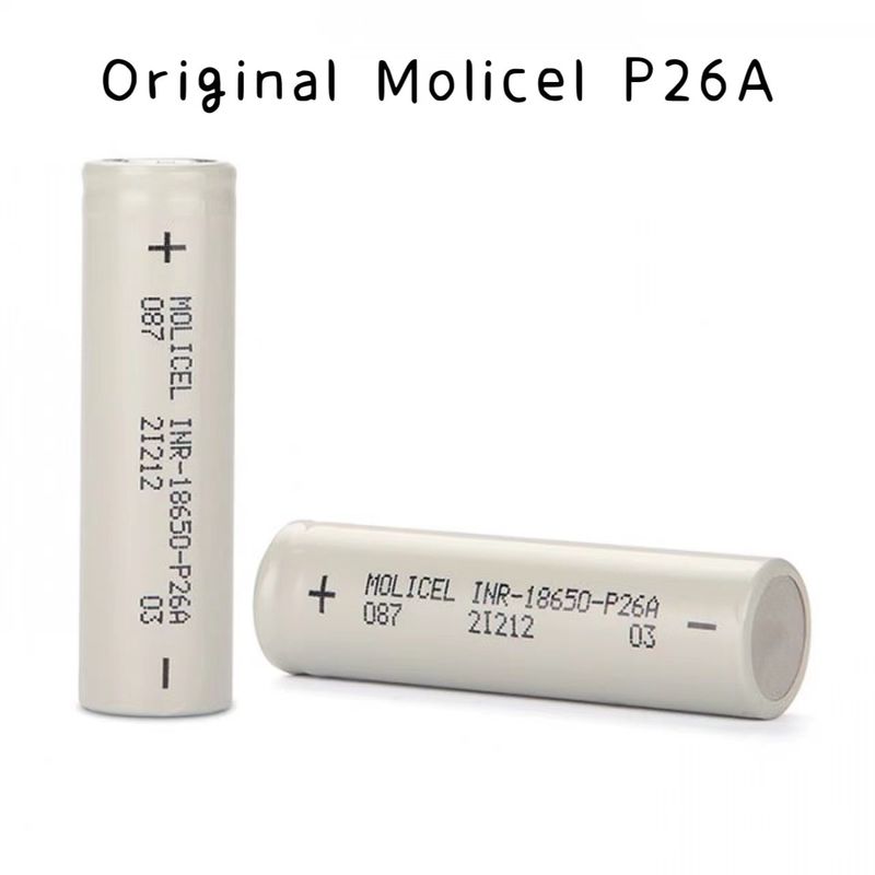 ขายปลีก เซลล์ประสิทธิภาพสูง 3.7v I โมลิเซล 3.7v 2600mah 18650 P26A แบตเตอรี่ชาร์จใหม่สําหรับอุปกรณ์อิเล็กทรอนิกส์