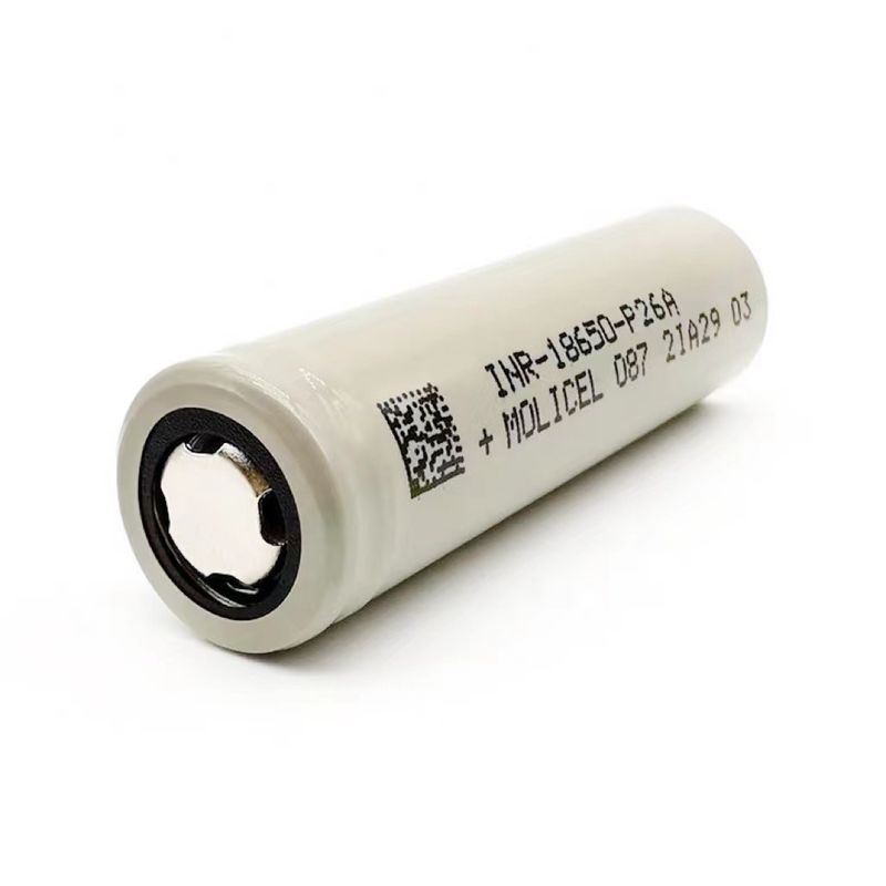 โมลิเซล P26A 18650 แบตเตอรี่เซลล์ ไลธิอุอน ลิทธิียม 35A 3.7 V แบตเตอรี่ชาร์จใหม่ 2600mah