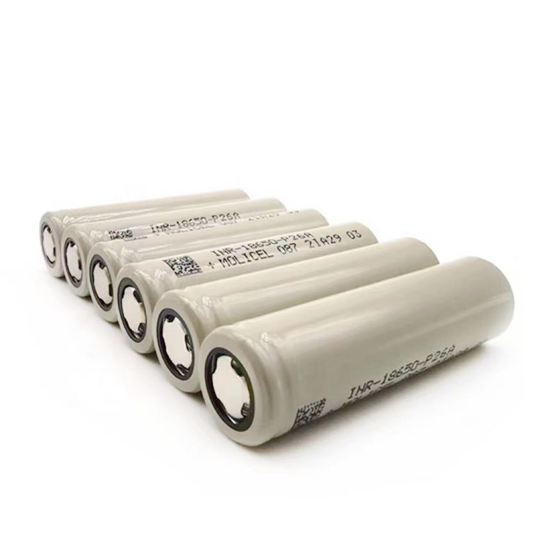 โมลิเซล P26A 18650 แบตเตอรี่เซลล์ ไลธิอุอน ลิทธิียม 35A 3.7 V แบตเตอรี่ชาร์จใหม่ 2600mah