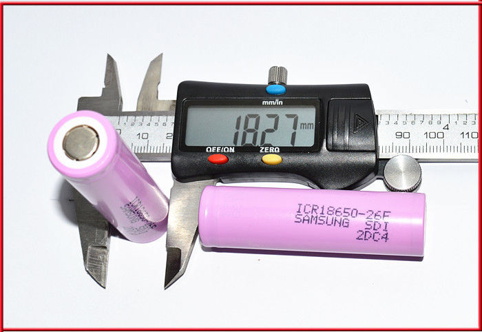 SAM ICR18650 26F 2600mAh 26JM 26J 26H 3.6V 18650 แบตเตอรี่ลิตিয়াম 2600mAh แบตเตอรี่สาย 510