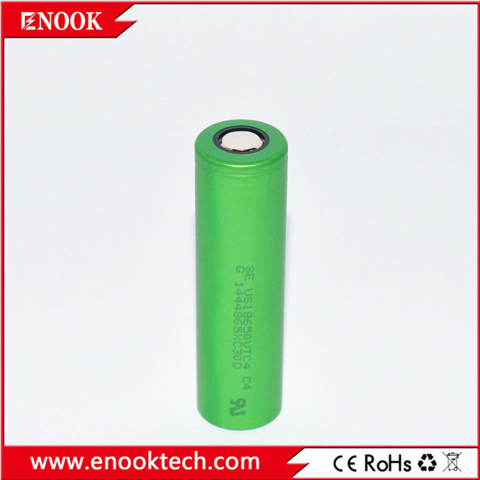 แบตเตอรี่จักรยานอิเล็กทรอนิกส์ 3.6V 18650 US18650VTC4 2100mAh 18650 30A แม็กซ์