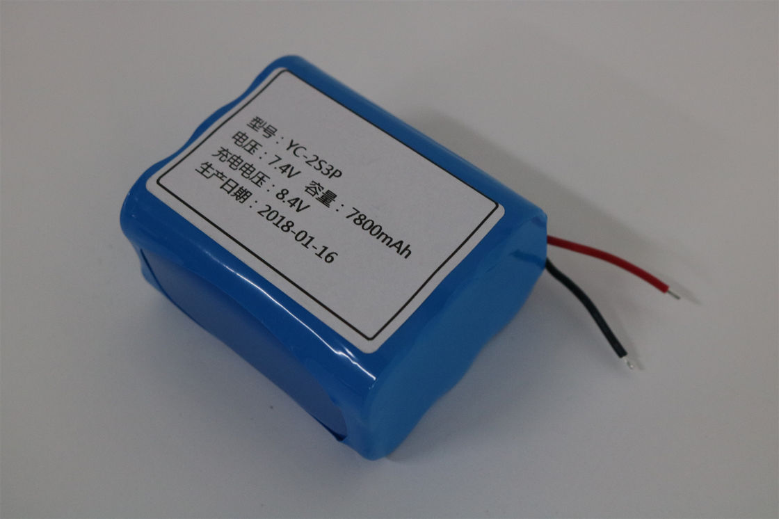7.4 วอล 7800mah แบตเตอรี่ไอออนลิเดียม สําหรับ E Bike และรถยนต์ไฟฟ้า