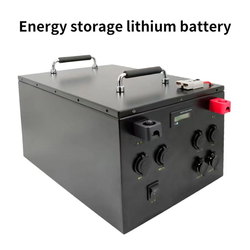 เซอร์เวอร์ แร็ค แบตเตอรี่กอล์ฟ 5KW 51.2V 100Ah LiFePo4 แบตเตอรี่ชาร์จใหม่