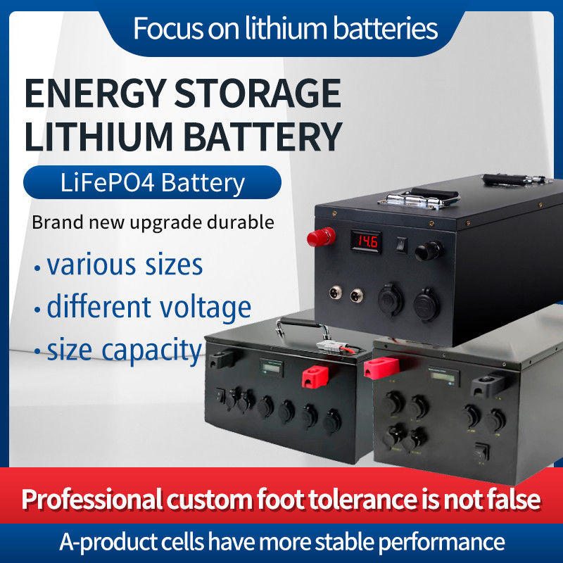 เซอร์เวอร์ แร็ค แบตเตอรี่กอล์ฟ 5KW 51.2V 100Ah LiFePo4 แบตเตอรี่ชาร์จใหม่
