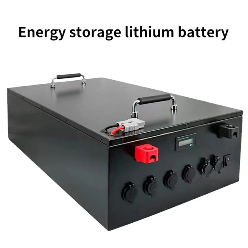 สีดํา 51.2V 200Ah LiFePo4 แบตเตอรี่กางเกงกอล์ฟไอออนลิเดียม 10KW แบตเตอรี่เซอร์เวอร์ราค