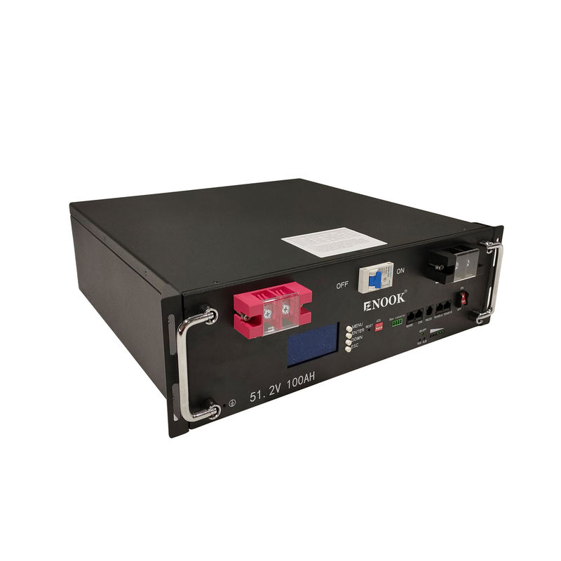 51.2V ดํา LiFePO4 แบตเตอรี่เก็บพลังงาน สําหรับ UPS แบตเตอรี่เซอร์เวอร์ติดราก