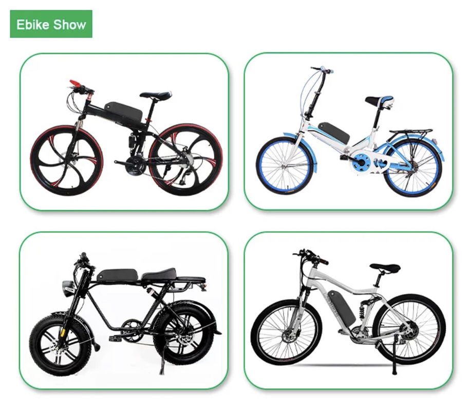 10ah 13ah 15ah 20ah 25ah 1000w 36v 48v 24v ลิทธิียม ไฮลุง อิออน บาฟาง ไฟฟ้า e bike จักรยานแพ็ค ดํา แบตเตอรี่ลิตยูม