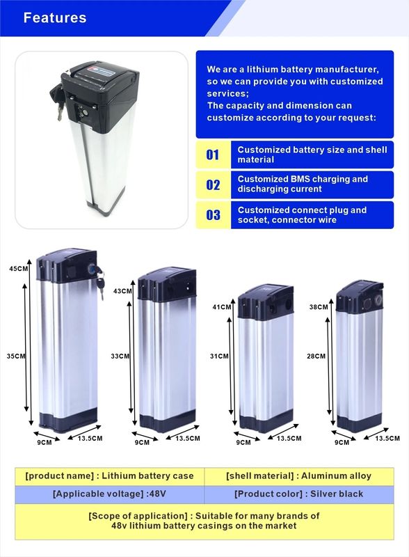 แบตเตอรี่ 12V 24V 48V 36V 10Ah 20Ah E Scooter แบตเตอรี่ Ebike ลิทธิียม