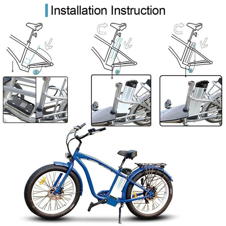 E Bike ปลาเงิน แพ็คแบตเตอรี่ลิเดียม แนะนําสําหรับอุณหภูมิการเก็บรักษา 23 ± 5 °C