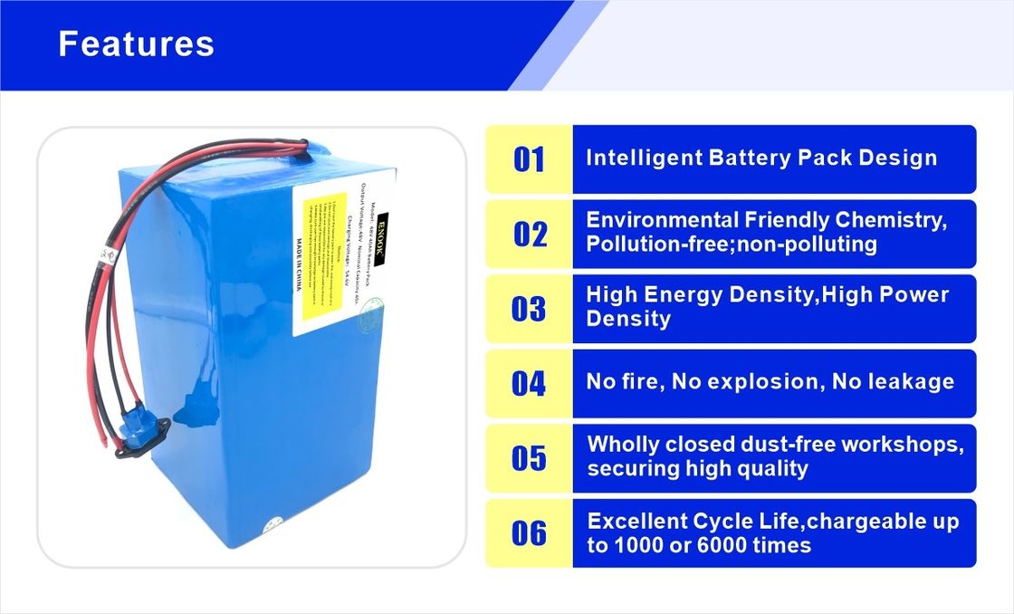 แบตเตอรี่สกูเตอร์ E ไลท์ยียมไอออน 36V สําหรับจักรยานไฟฟ้าด้วยวัสดุที่เป็นมิตรต่อสิ่งแวดล้อม