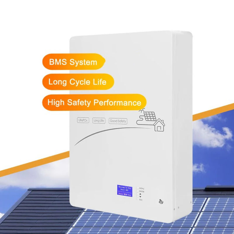 Enook Solar 5KWH 10KWH LifePO4 แบตเตอรี่ลิธีਅਮ 24V 48V พลังงานแสงอาทิตย์ 200Ah พลังงานกําแพง Lifepo4 Pack