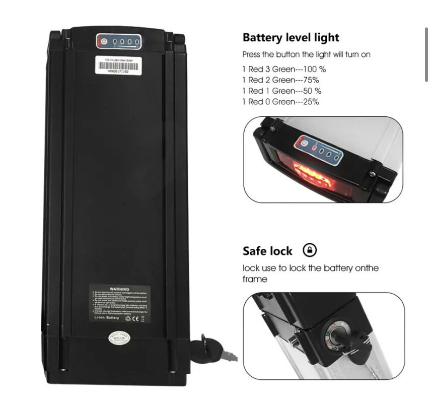 แบตเตอรี่ลิตিয়ামไอออน 36v สําหรับจักรยานไฟฟ้า