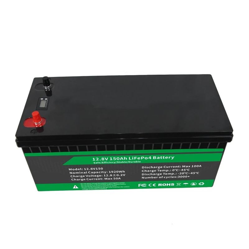 12.8v 100ah 150ah 105ah 200ah แบตเตอรี่ลิตিয়ামไอออน แพ็คด้วยฟังก์ชัน BMS ที่มีความก้าวหน้า