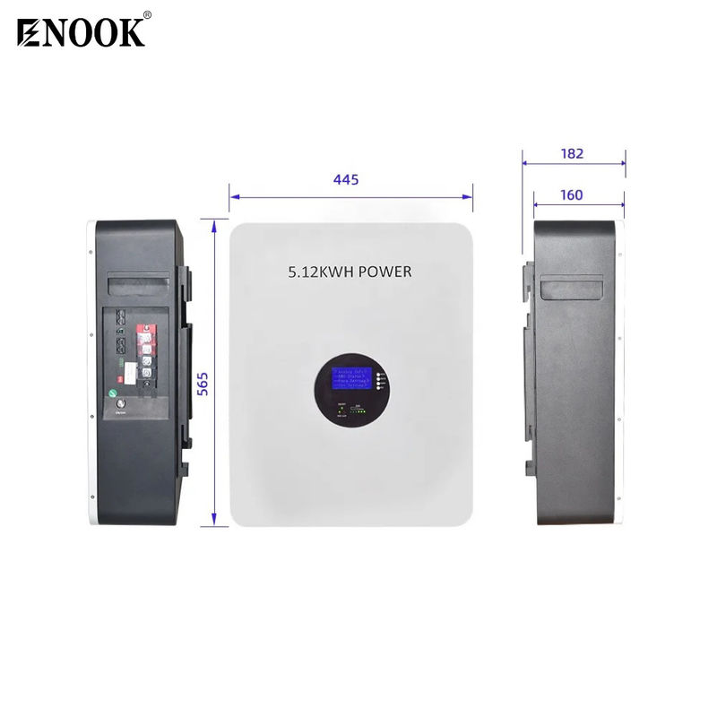 48v 51.2v 10 Kw 200ah ไฟฟ้าลิเดียม ลิเดียม แบตเตอรี่แสงอาทิตย์ ไฟฟ้าลิเดียม ไฟฟ้าไฮบริด