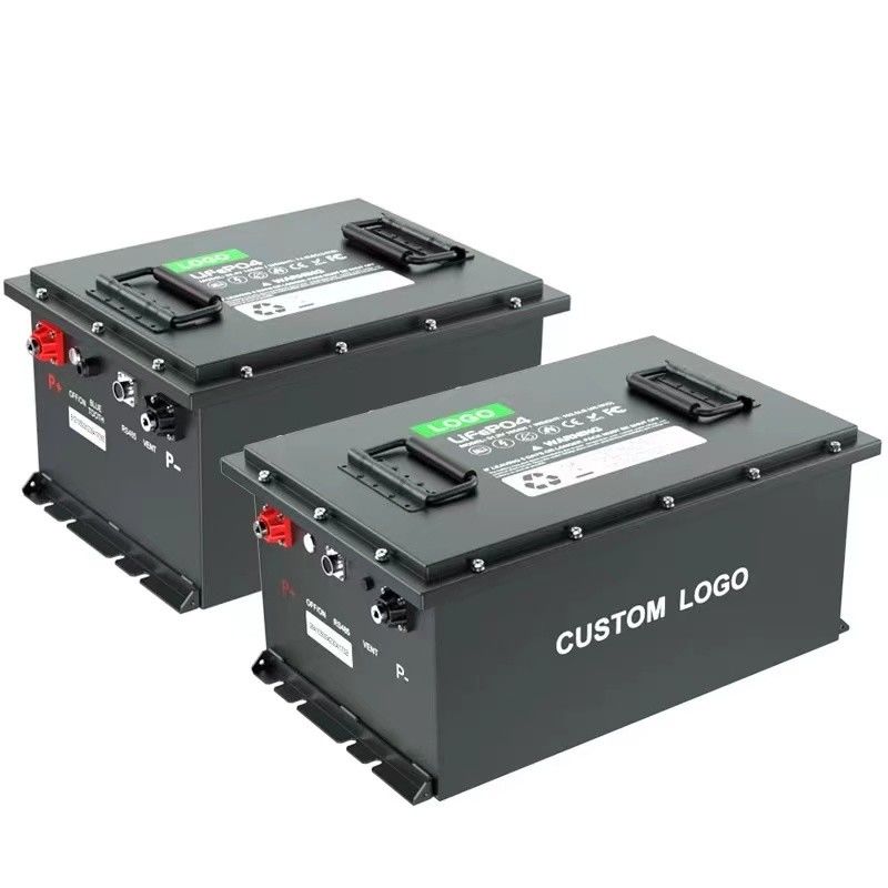 51.2V 105Ah LiFePO4 แบตเตอรี่รถกอล์ฟ ระยะยาว EV LifePo4 แบตเตอรี่ 48V 100Ah 200Ah