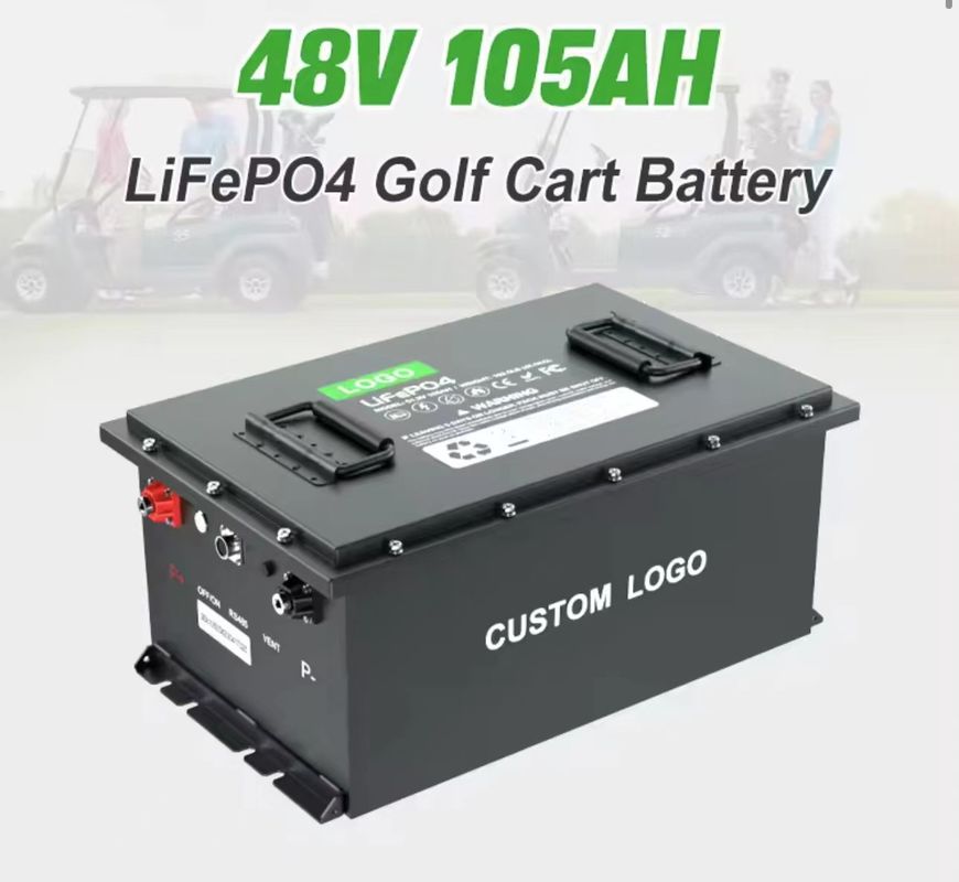 105ah 150ah 24v 36 โวลต์ 72V แบตเตอรี่ลิตিয়ামเหล็กฟอสฟาต แบตเตอรี่รถกอล์ฟ