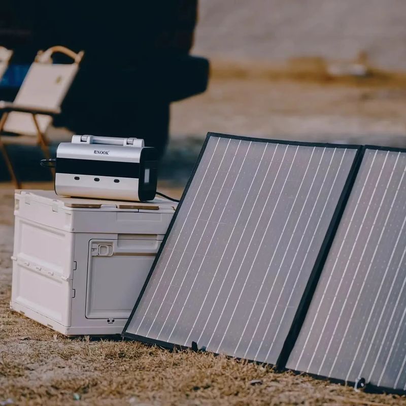 สถานไฟฟ้าพกพาแบตเตอรี่ลิเดียมไอออน 1000W พร้อม USB C Output และ Pure Sine Wave